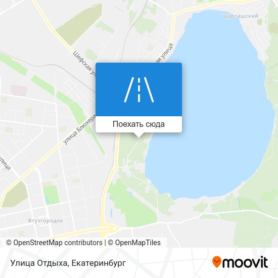 Карта Улица Отдыха
