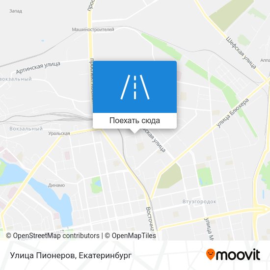 Карта Улица Пионеров