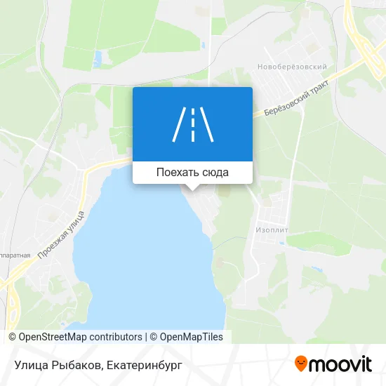 Карта Улица Рыбаков