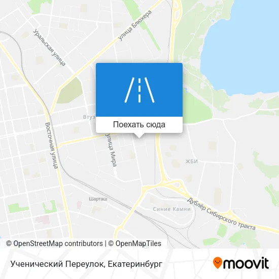 Карта Ученический Переулок