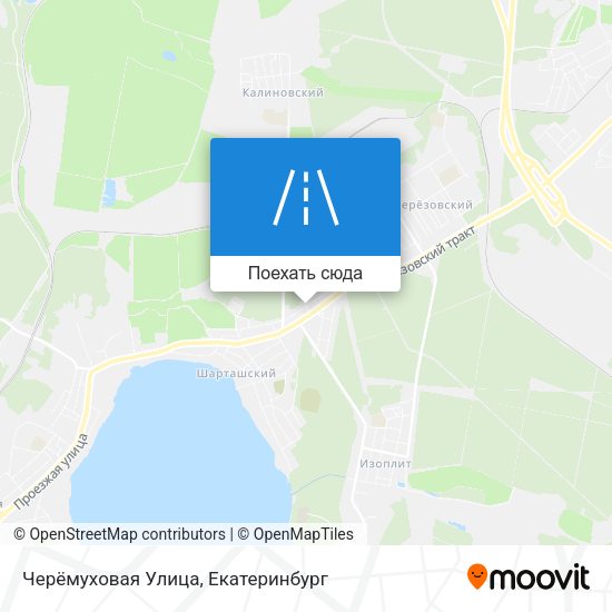 Карта Черёмуховая Улица