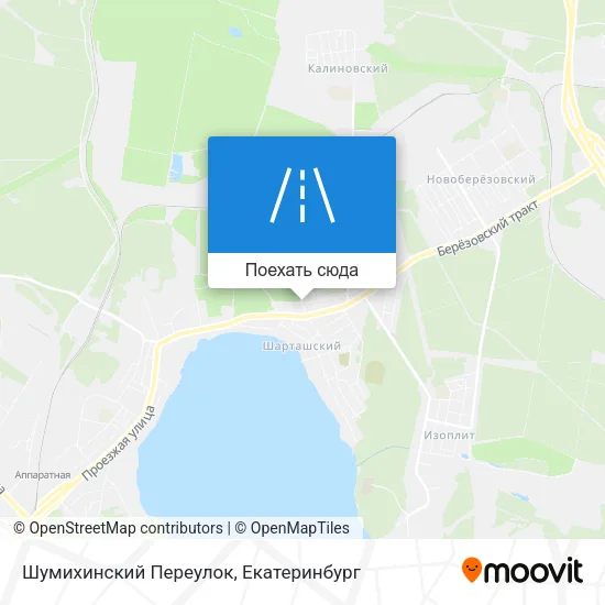 Карта Шумихинский Переулок