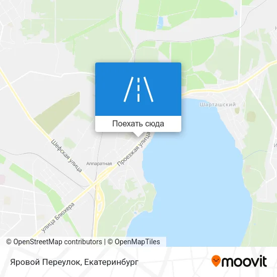 Карта Яровой Переулок