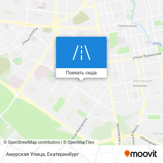 Карта Амурская Улица