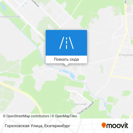 Карта Гореловская Улица