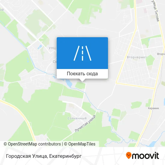 Карта Городская Улица