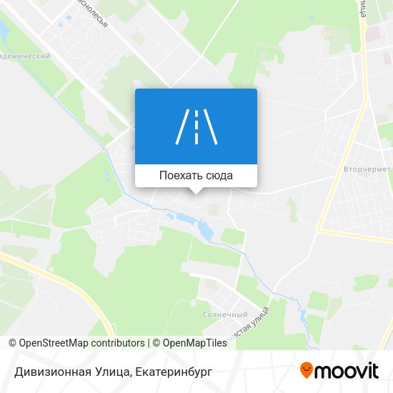 Карта Дивизионная Улица