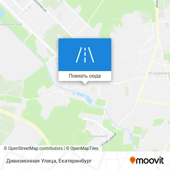 Карта Дивизионная Улица