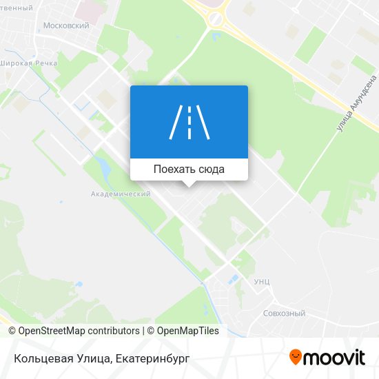 Карта Кольцевая Улица