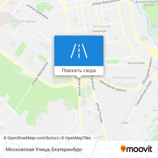 Карта Московская Улица