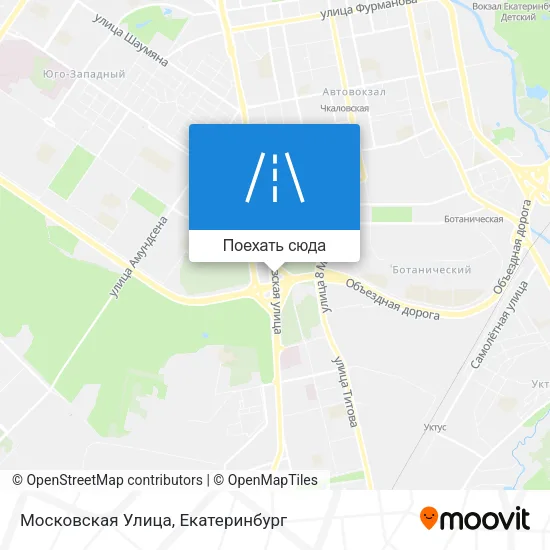 Карта Московская Улица