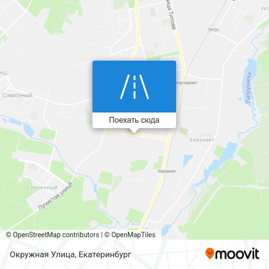 Карта Окружная Улица