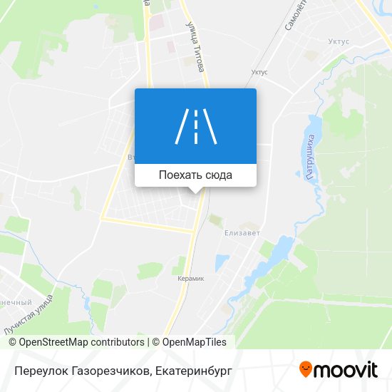 Карта Переулок Газорезчиков