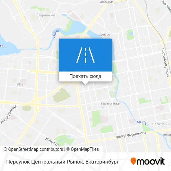Карта Переулок Центральный Рынок