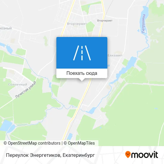Карта Переулок Энергетиков