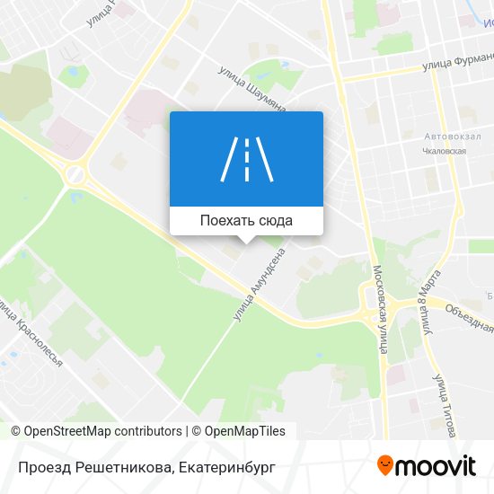 Карта Проезд Решетникова