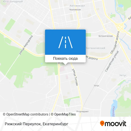 Карта Рижский Переулок