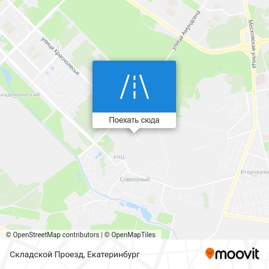Карта Складской Проезд