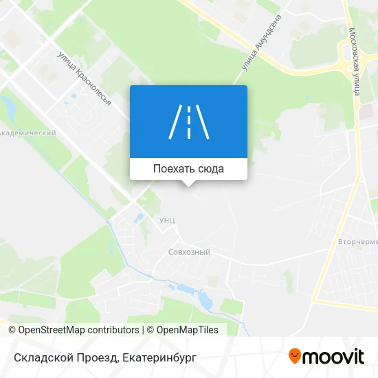 Карта Складской Проезд