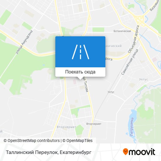 Карта Таллинский Переулок