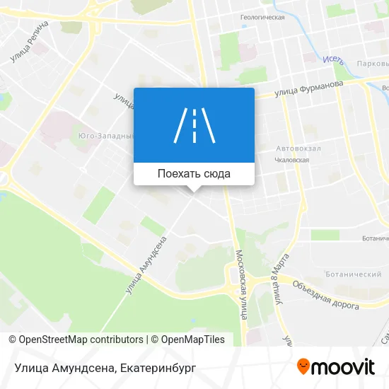 Карта Улица Амундсена