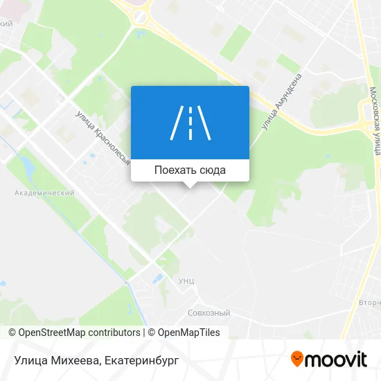 Карта Улица Михеева