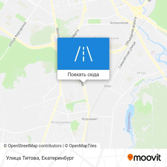 Карта Улица Титова