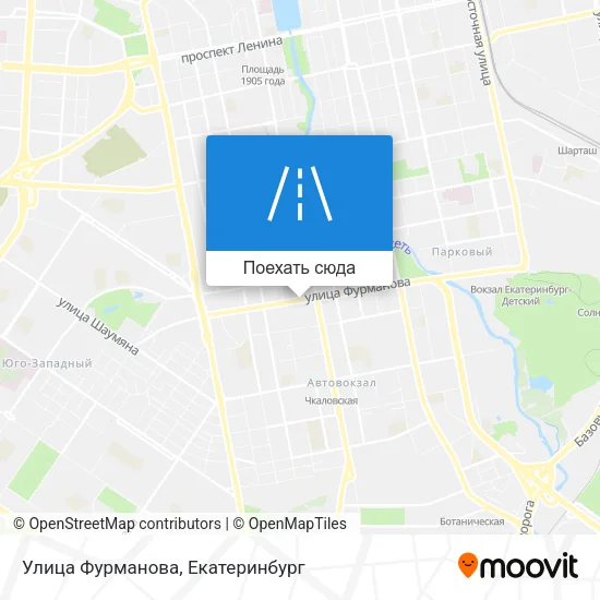 Карта Улица Фурманова