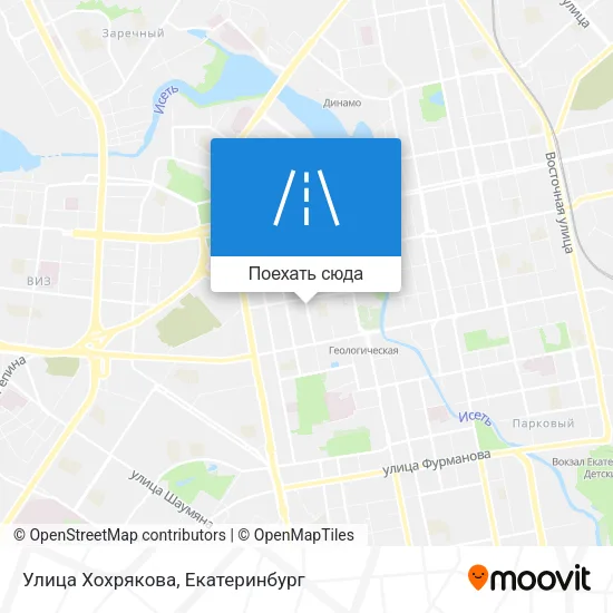 Карта Улица Хохрякова