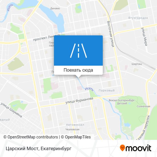 Карта Царский Мост