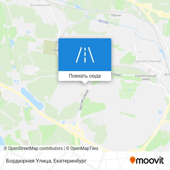 Карта Бордюрная Улица