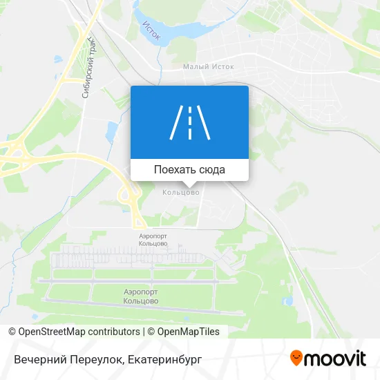 Карта Вечерний Переулок