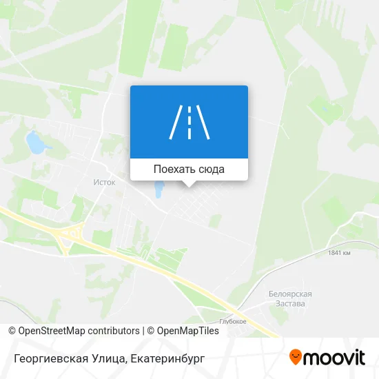 Карта Георгиевская Улица