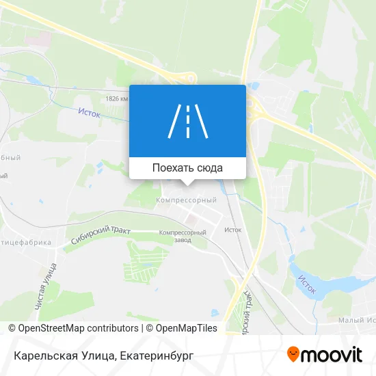 Карта Карельская Улица