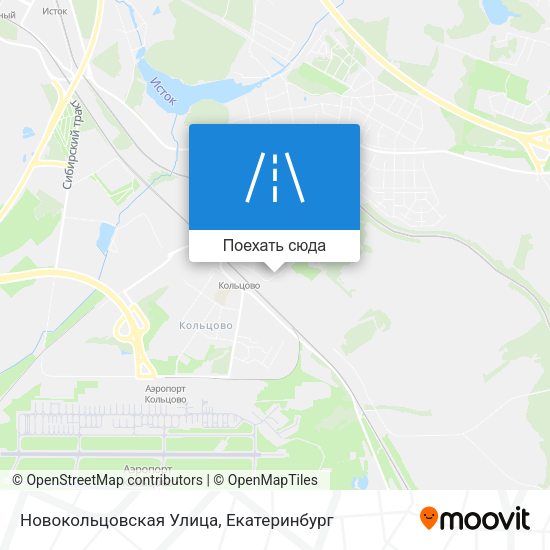 Карта Новокольцовская Улица