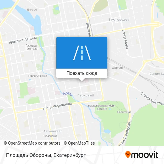 Карта Площадь Обороны