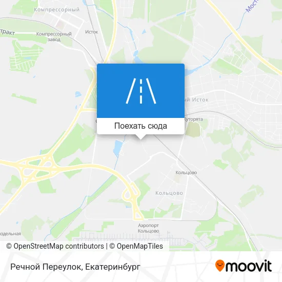 Карта Речной Переулок