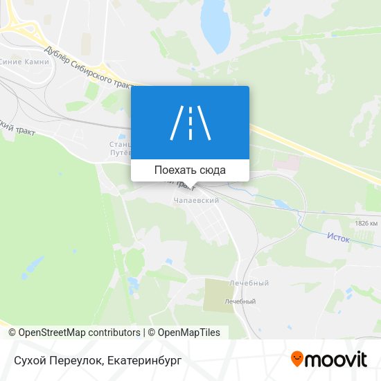Карта Сухой Переулок