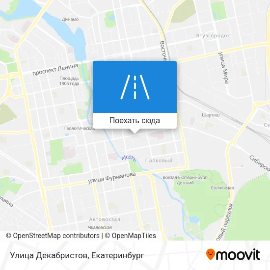 Карта Улица Декабристов