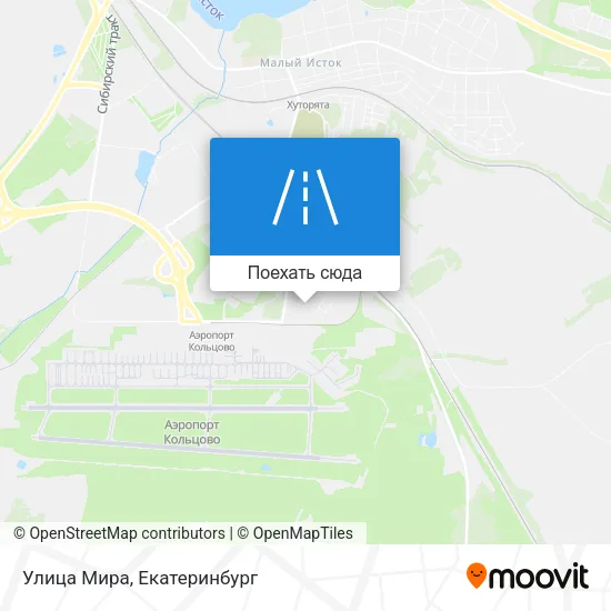 Карта Улица Мира