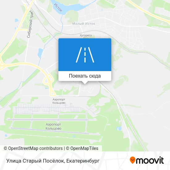 Карта Улица Старый Посёлок
