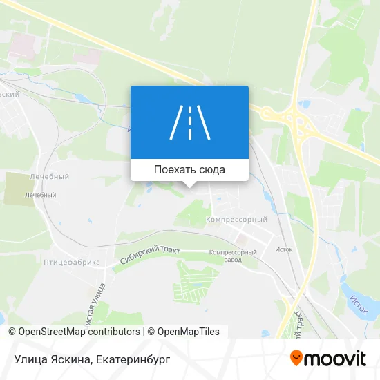 Карта Улица Яскина