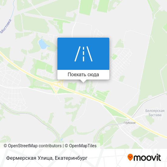 Карта Фермерская Улица