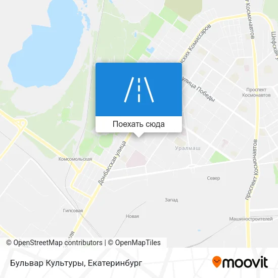Карта Бульвар Культуры