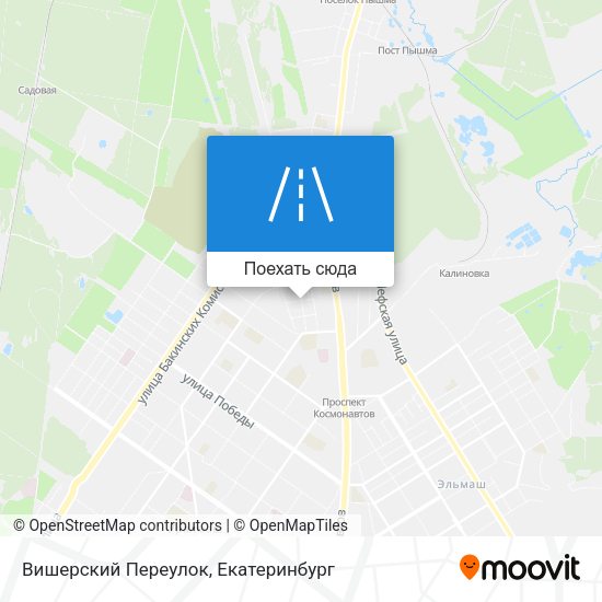 Карта Вишерский Переулок