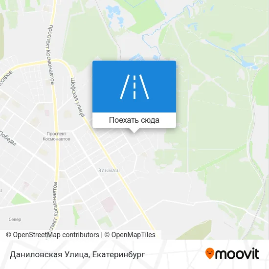 Карта Даниловская Улица