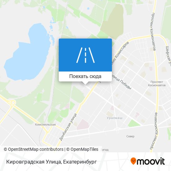 Карта Кировградская Улица