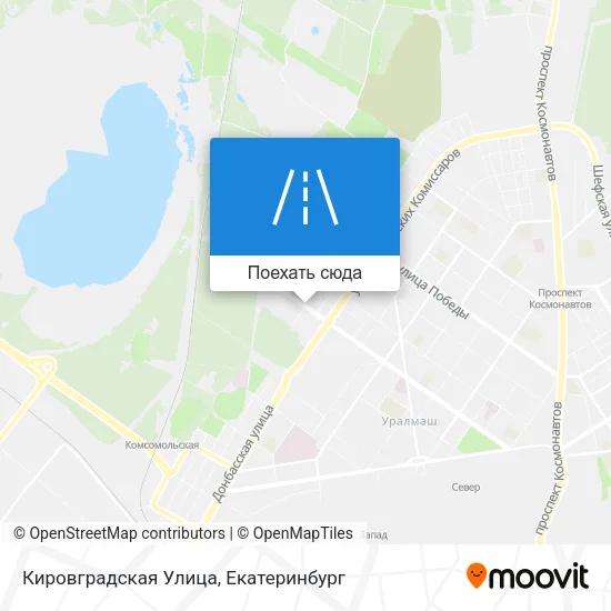 Карта Кировградская Улица
