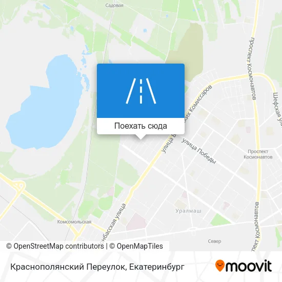 Карта Краснополянский Переулок