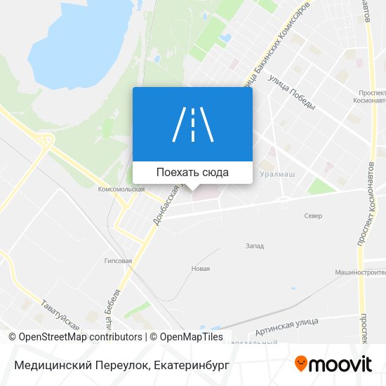 Карта Медицинский Переулок